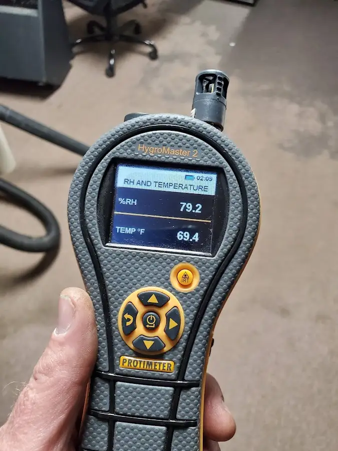 Moisture meter humidity assessment for Fire & Smoke Damage Restoration in Trinity